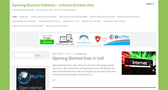 Desktop Screenshot of openingblockedwebsites.com
